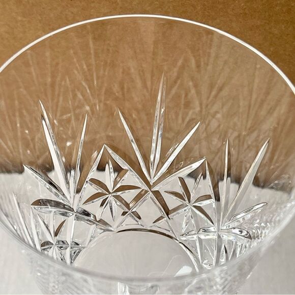 Chantilly Taille Beaugency Blown Glass Water Goblets D’Arques-Durand Set of 6 - Picture 14 of 16